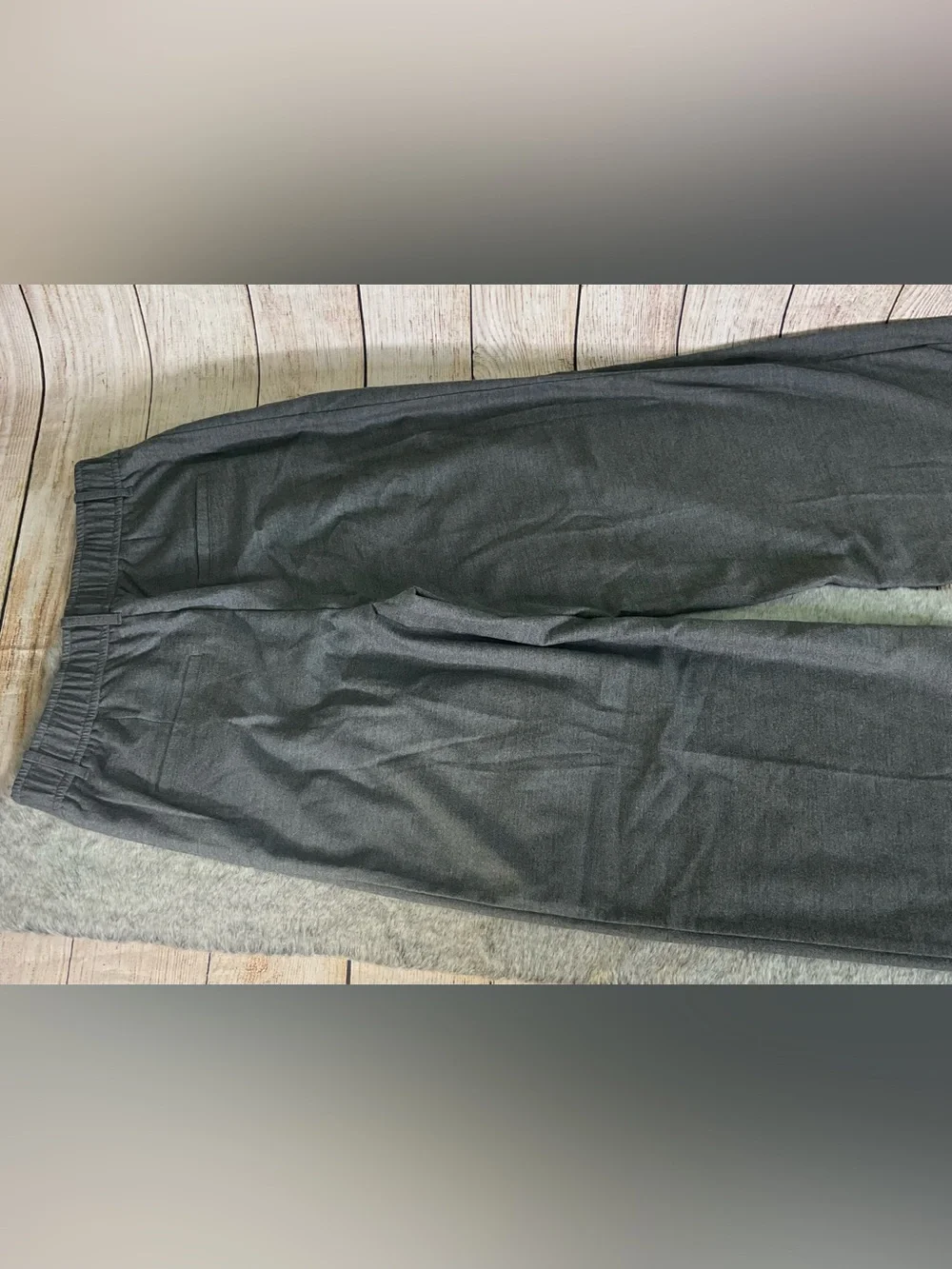 Anthropologie Melange Gray Wide Leg Trousers Size M - Picture 11 of 16